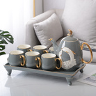 新款水具 景德镇陶瓷 陶瓷水具 陶瓷咖啡具 陶瓷杯 陶瓷茶具陶瓷杯 陶瓷壶 花茶
