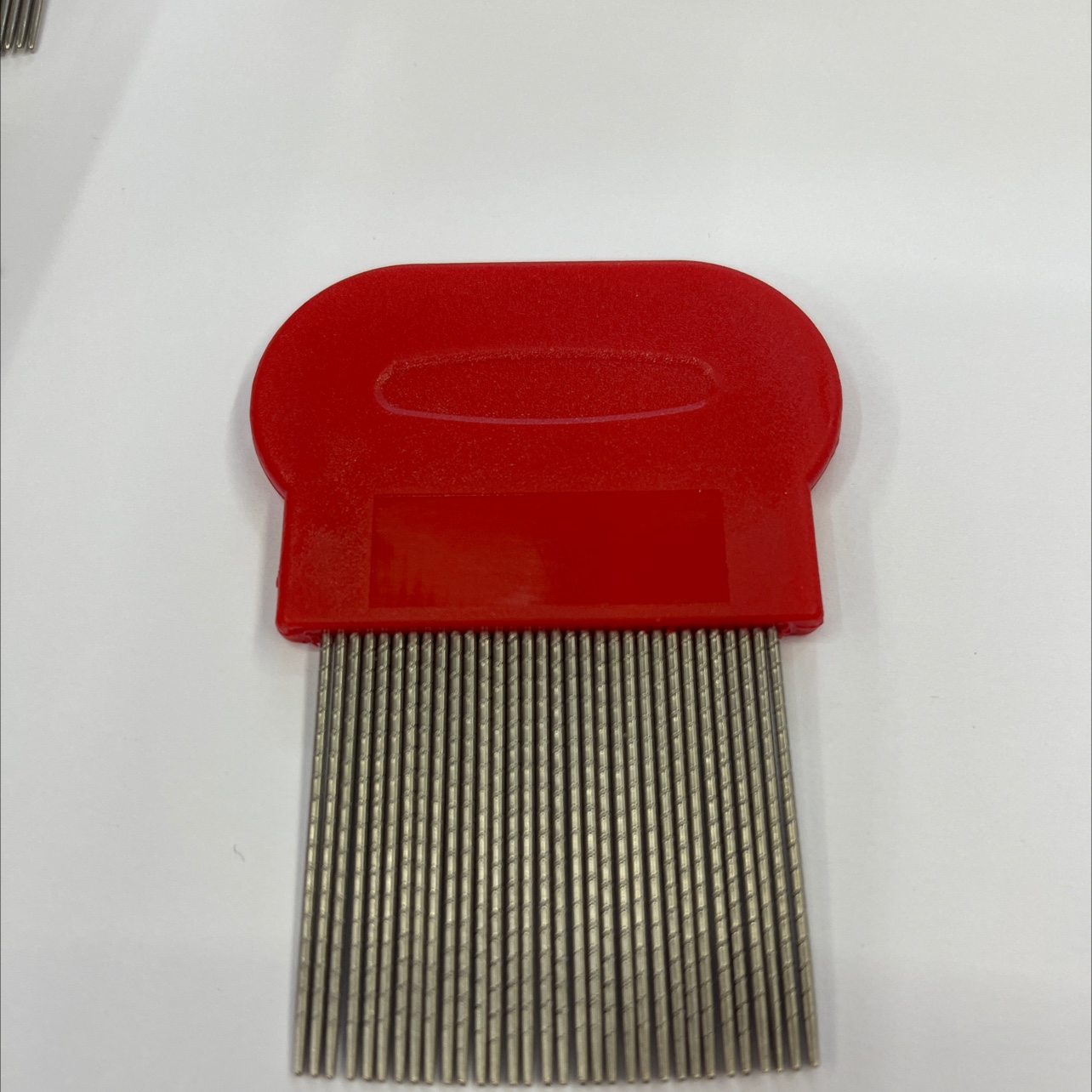 铁梳子 钢针梳 宠物梳 去虱梳白底实物图