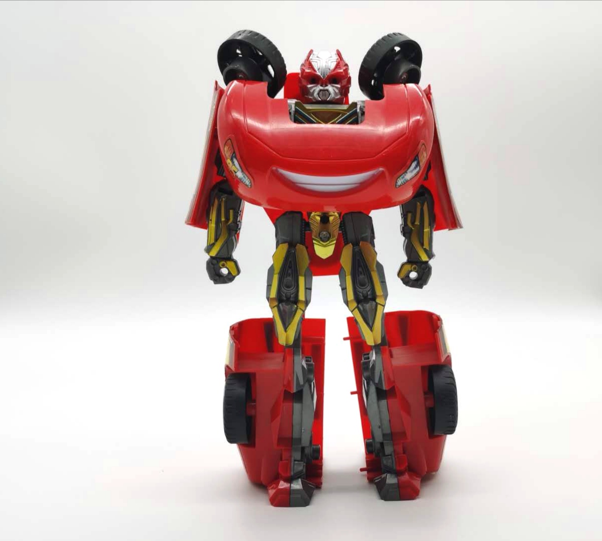 变形金刚赛车总动员灯光声音麦昆赛车汽车机器人变形详情7