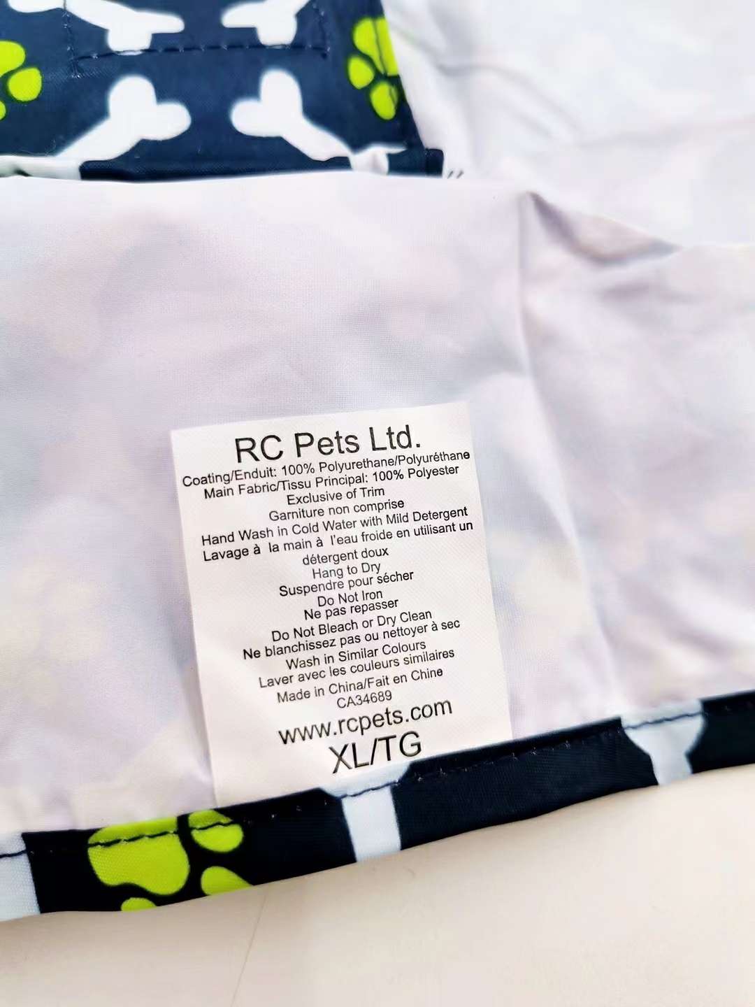 新款特价来 大型犬 中型犬 宠物狗狗防水雨披 
颜色随机发 码数可指定

蓝色骨头XXL 250详情图7