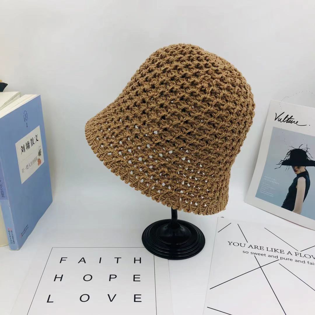 Summer Korean-style trendy, versatile, fashionable and internet-famous Japanese-style thin bucket fisherman hat, sun protection and shade basin hat detail image 11