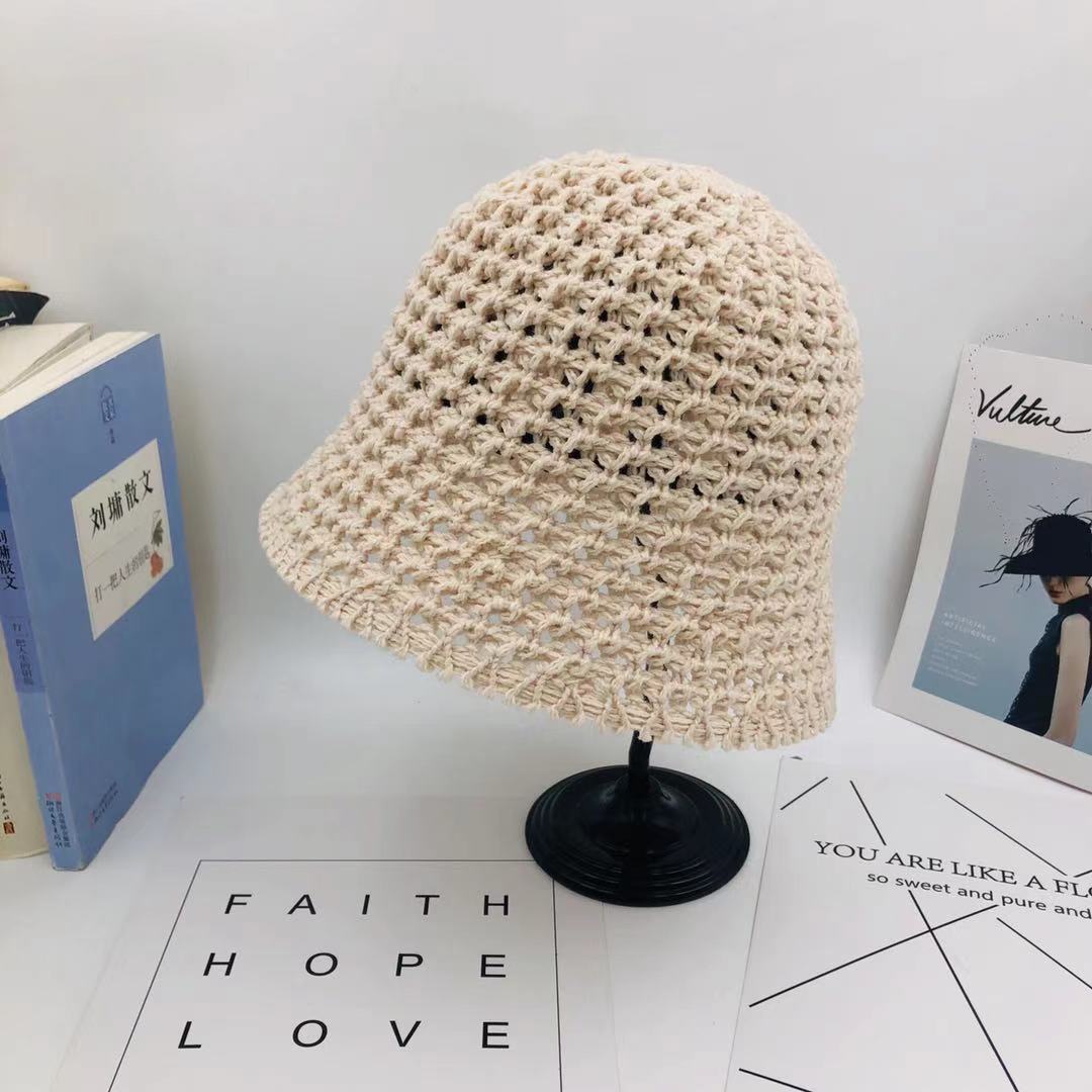Summer Korean-style trendy, versatile, fashionable and internet-famous Japanese-style thin bucket fisherman hat, sun protection and shade basin hat detail image 5