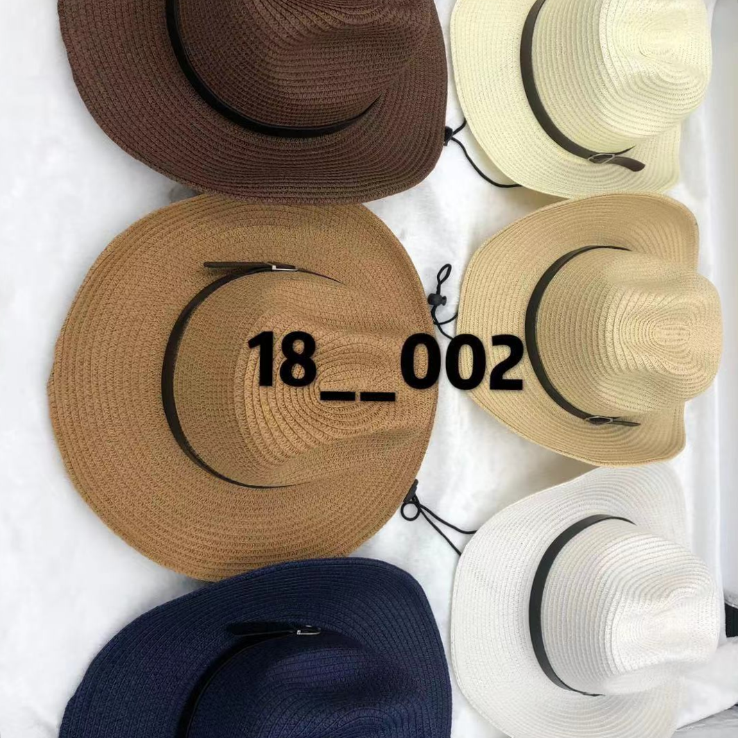 防晒牛仔帽男女夏天帽子韩版户外遮阳逛街太阳帽沙滩大檐钓鱼草帽