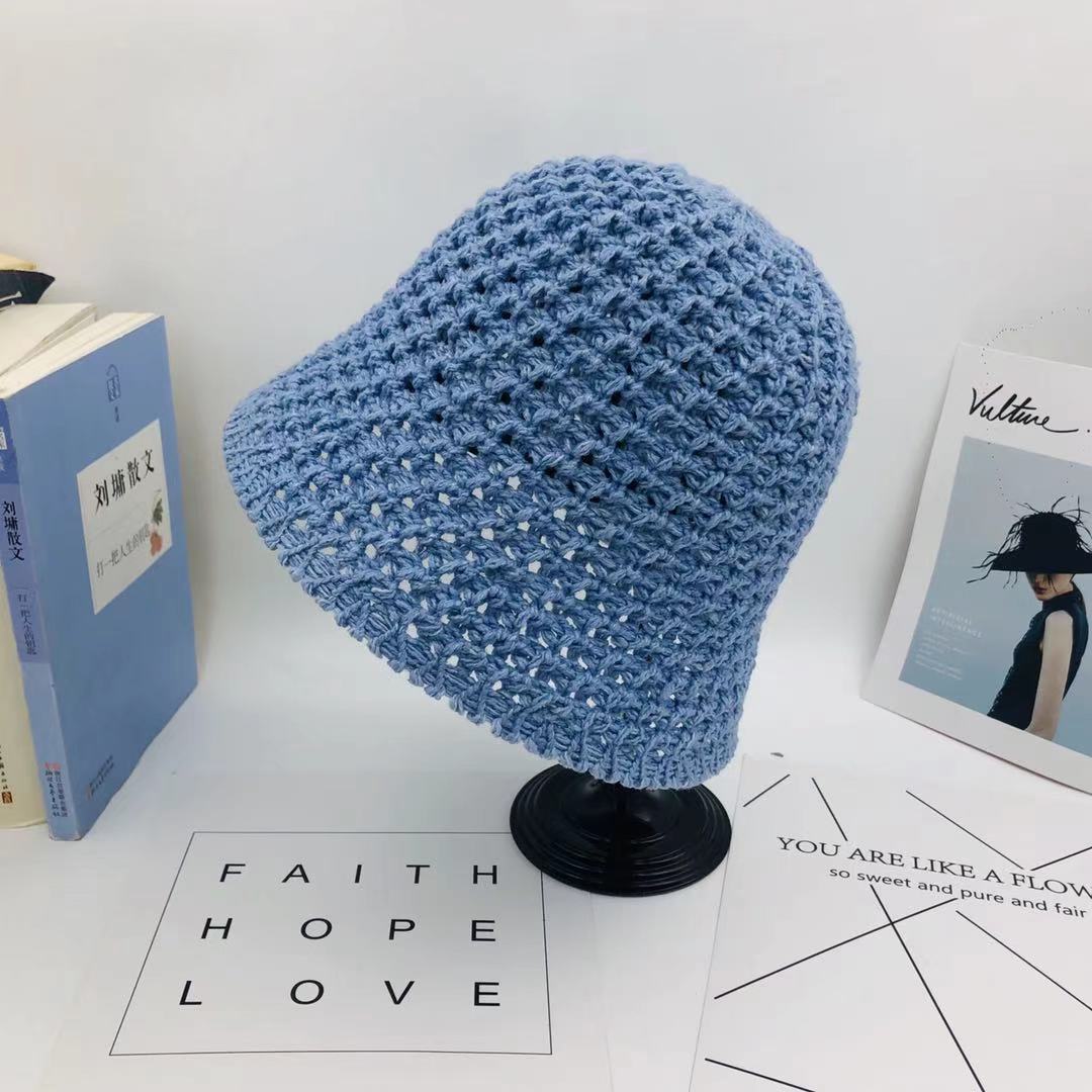 Summer Korean-style trendy, versatile, fashionable and internet-famous Japanese-style thin bucket fisherman hat, sun protection and shade basin hat detail image 4