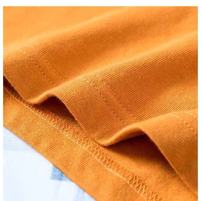 Heavy-duty short-sleeved T-shirts for men, thick, non-transparent pure cotton base shirts for both men and women with round collars Specification image