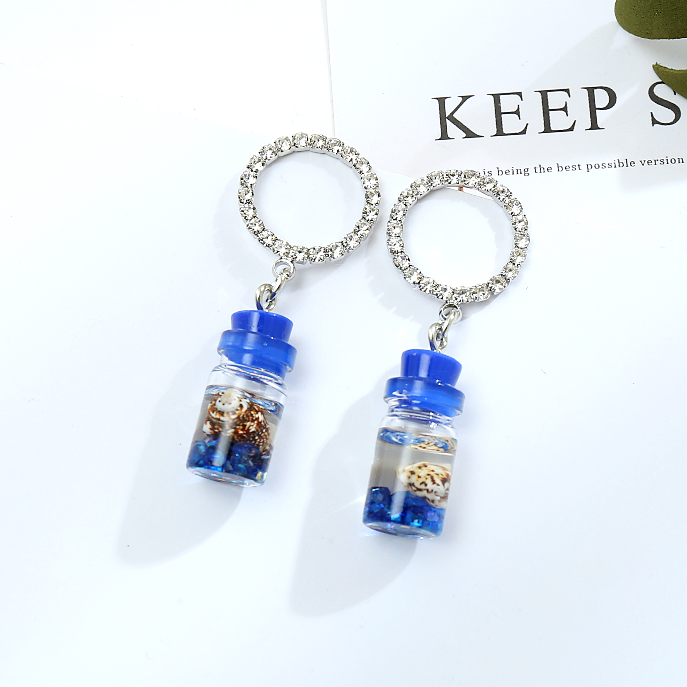 S925纯银针耳钉耳环女时尚气质网红耳坠2021新款防过敏小巧耳饰品图