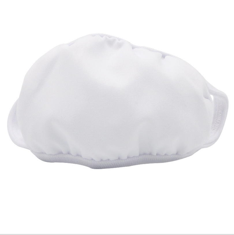 Cross-border fashion dust-proof and breathable trendy cotton fabric printed, customizable and washable children's color printed mask [Exclusive for foreign trade] Civilian, civilian, civilian detail image 2