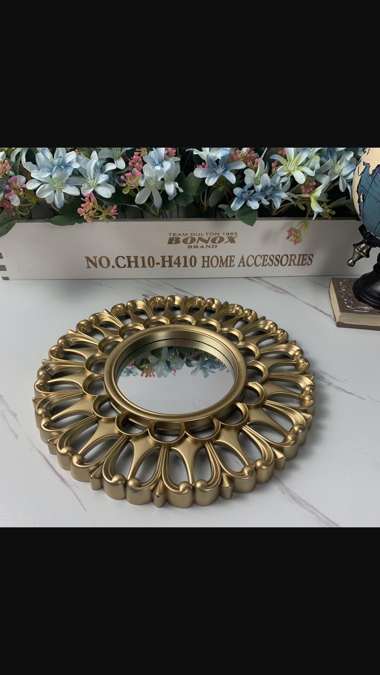 孔雀玄关装饰镜详情图5