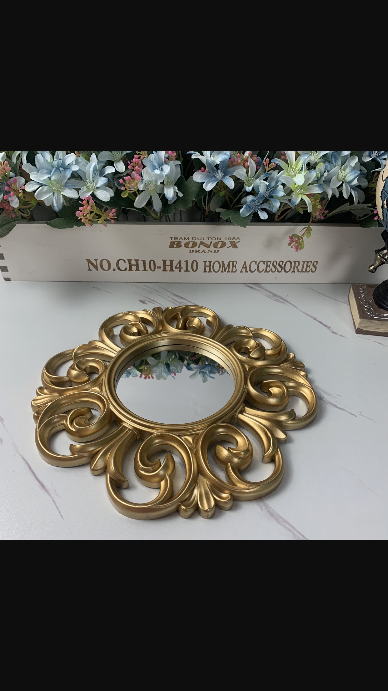 孔雀玄关装饰镜详情图3