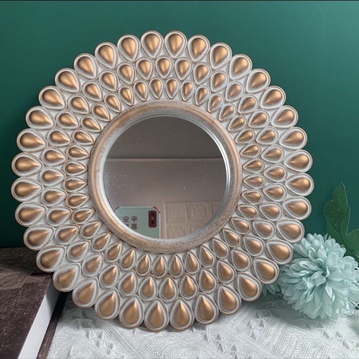 孔雀玄关装饰镜