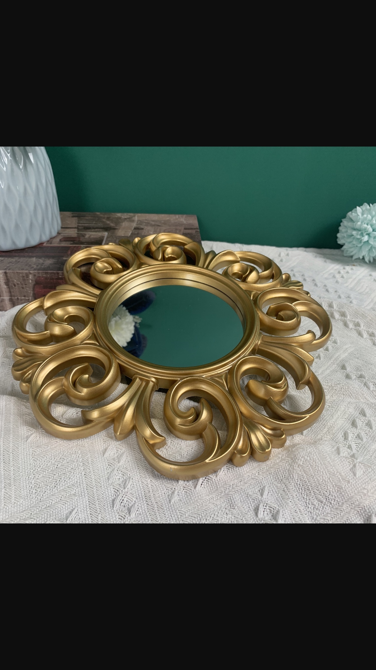 孔雀玄关装饰镜详情图2