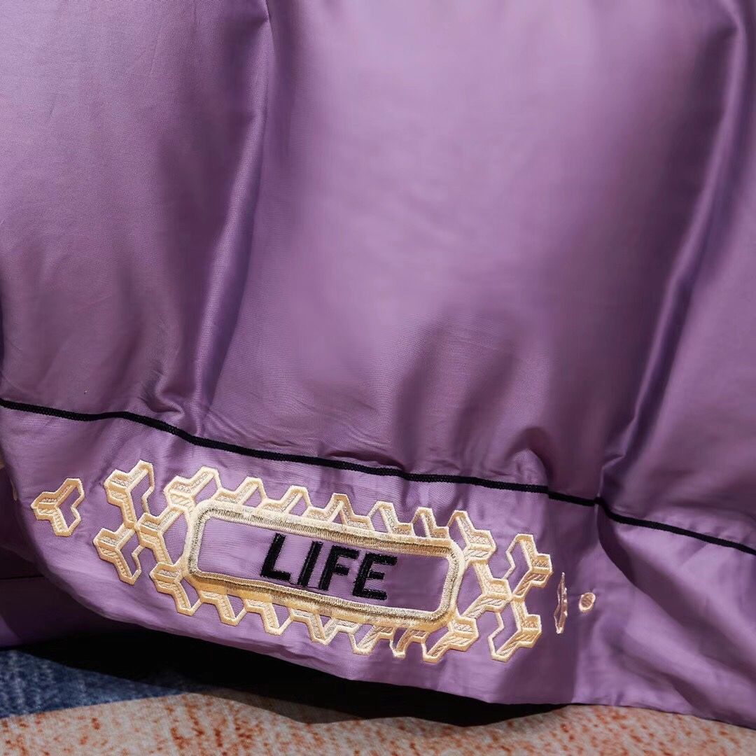 曼文100支贡缎澳棉刺绣四件套床上用品家纺被套详情8