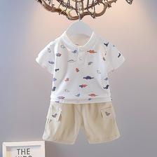 25男童夏装短袖套装夏季新款韩版婴幼儿童帅气夏天童装