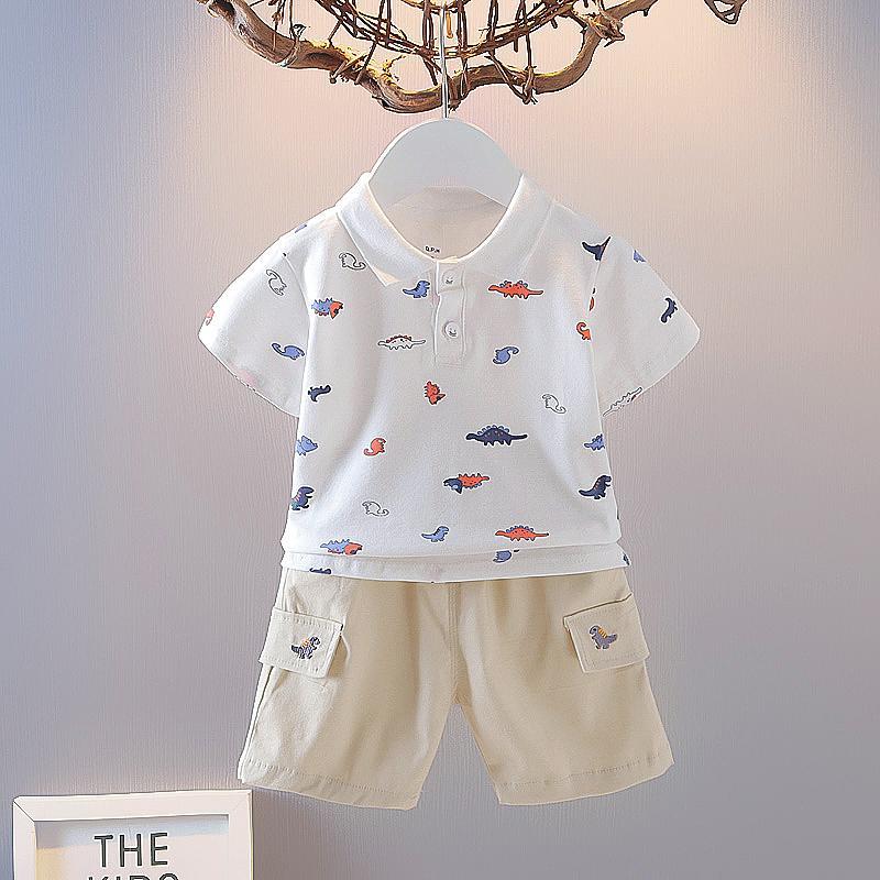 12男童夏装短袖套装夏季新款韩版婴幼儿童帅气夏天童装