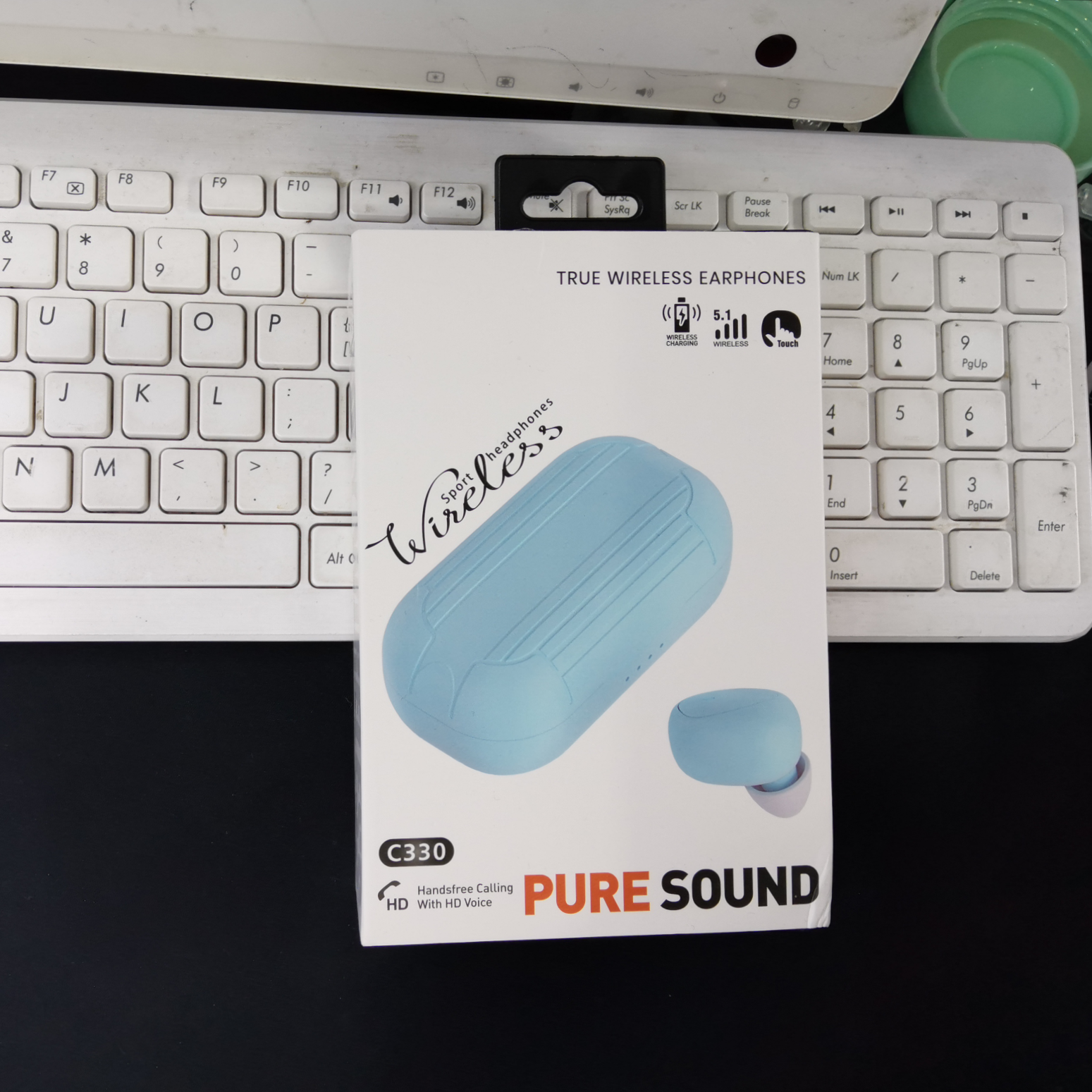 ruyunda华强北C330骨传导蓝牙耳机 无线座充超长续航高清音质运动跑步通用