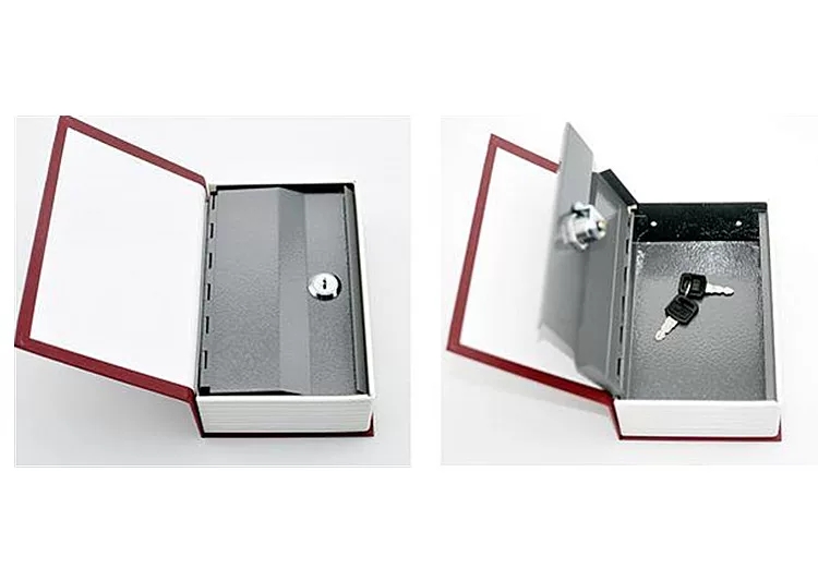 13407 Xinsheng Box Cabinet Creative Safe, Household Small Mini Safe, Hidden Book Password Money Box, Office Safe, anti-theft detail image 4