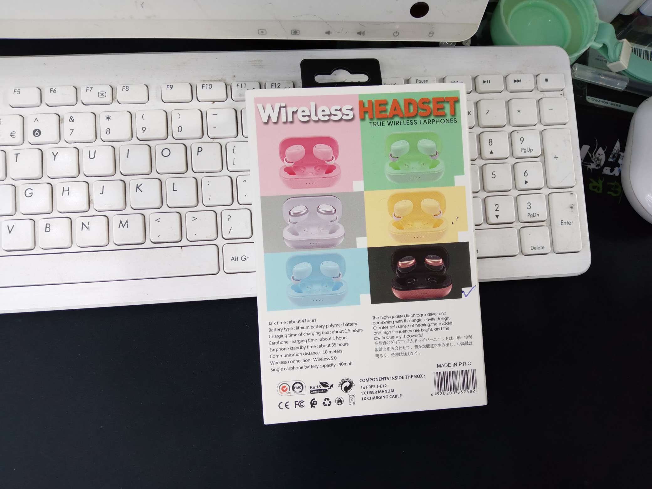 ruyunda华强北C330骨传导蓝牙耳机 无线座充超长续航高清音质运动跑步通用细节图