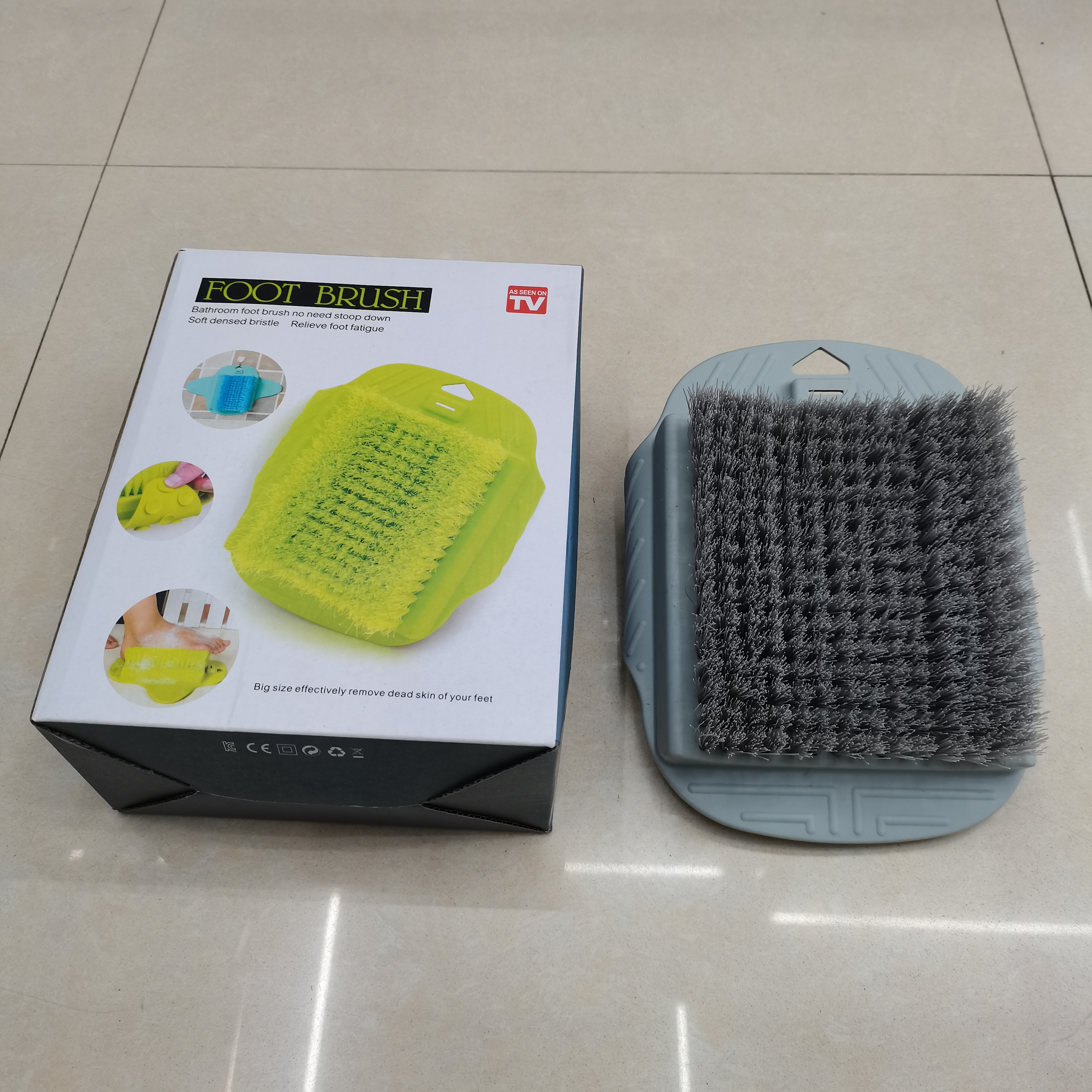 吸盘毛刷磨脚器图