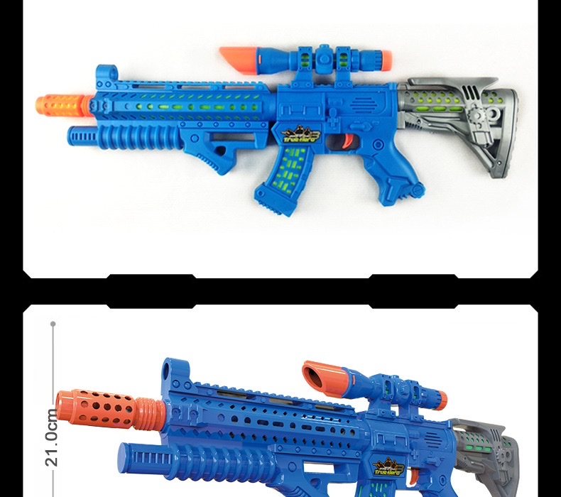 DF-41218声光枪语音枪突击枪星能冲击者儿童电动玩具枪详情图7