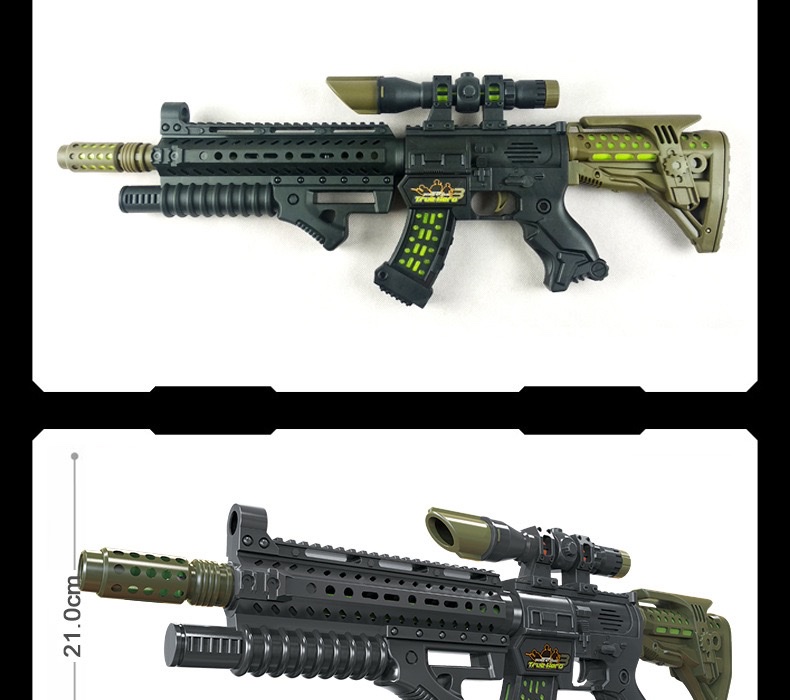 DF-40218声光枪语音枪突击枪星能冲击者儿童电动玩具枪详情图7