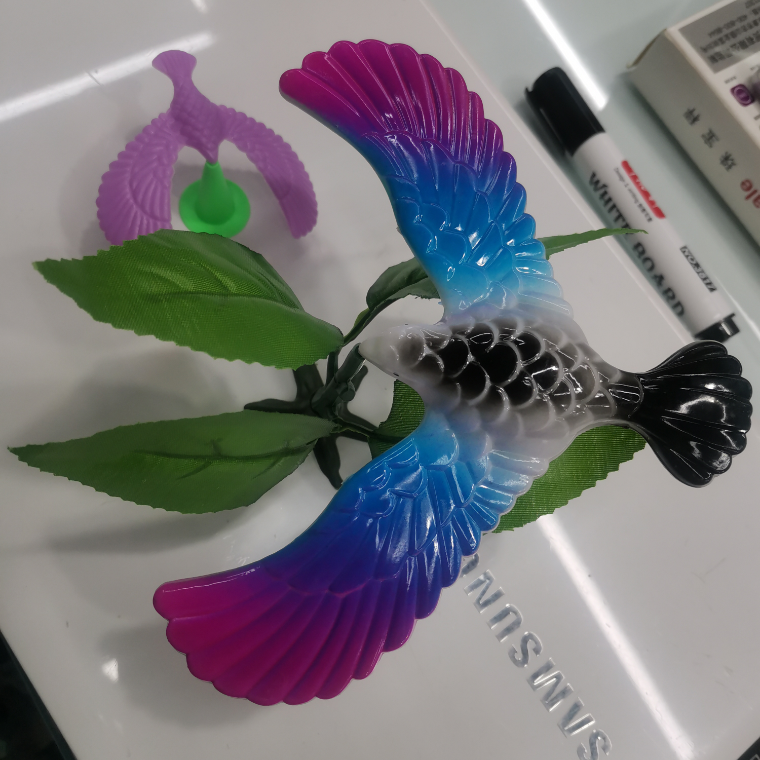 平衡鸟套装小鸟中鸟一次性成型儿童玩具