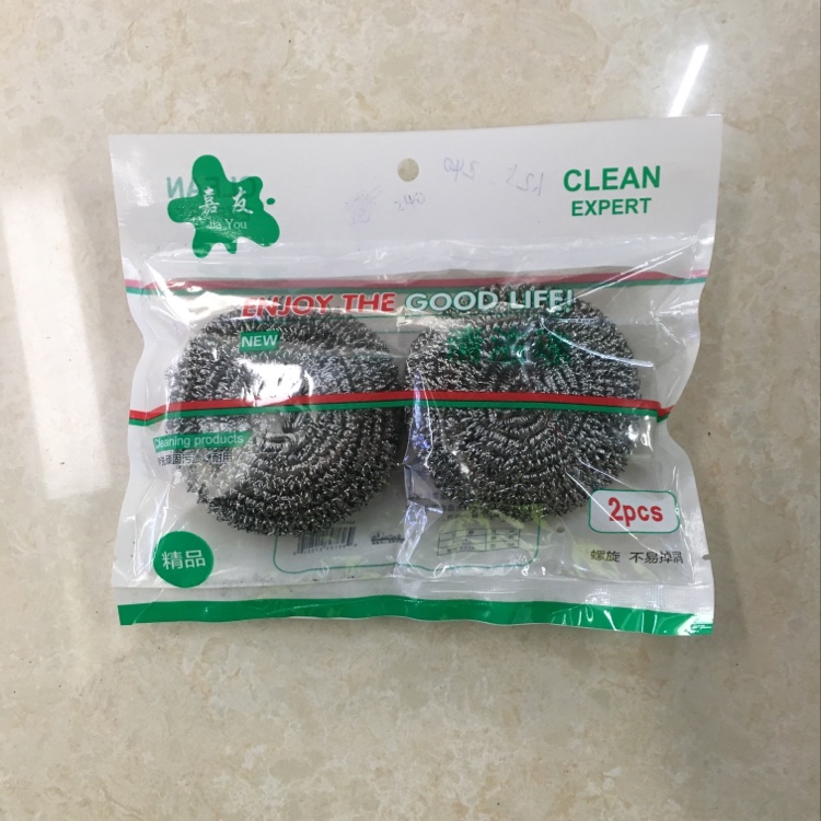 2个不绣钢清洁球