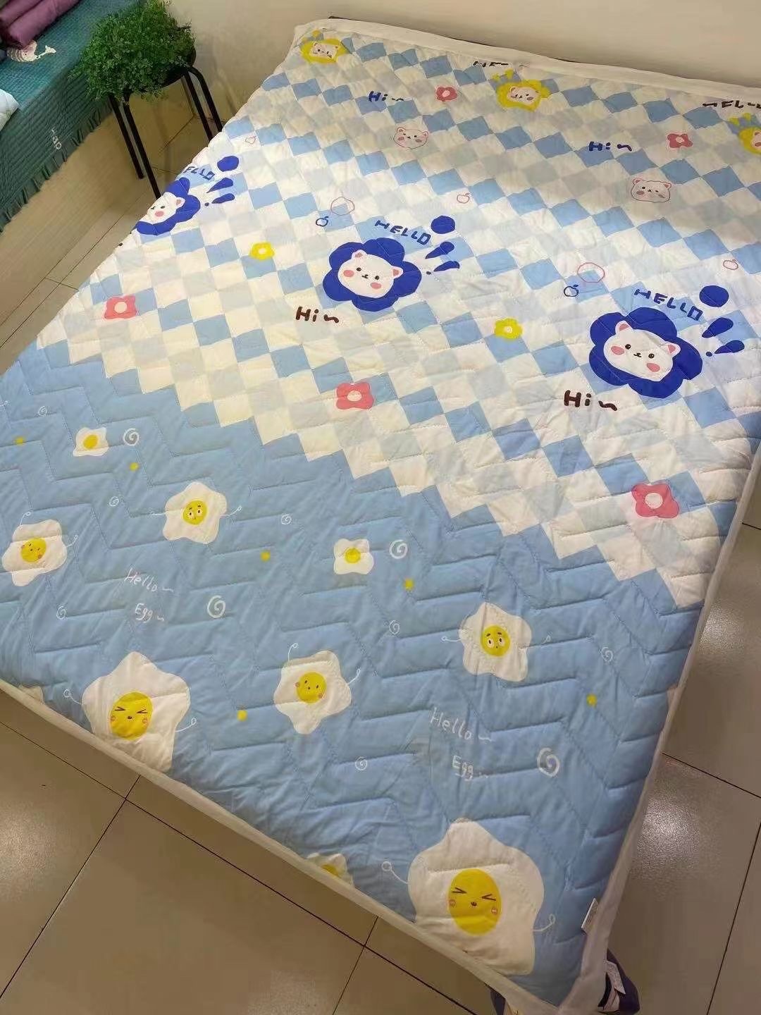 New Skin Friendly Velvet Multi-Needle Summer Cooling Quilt details Picture