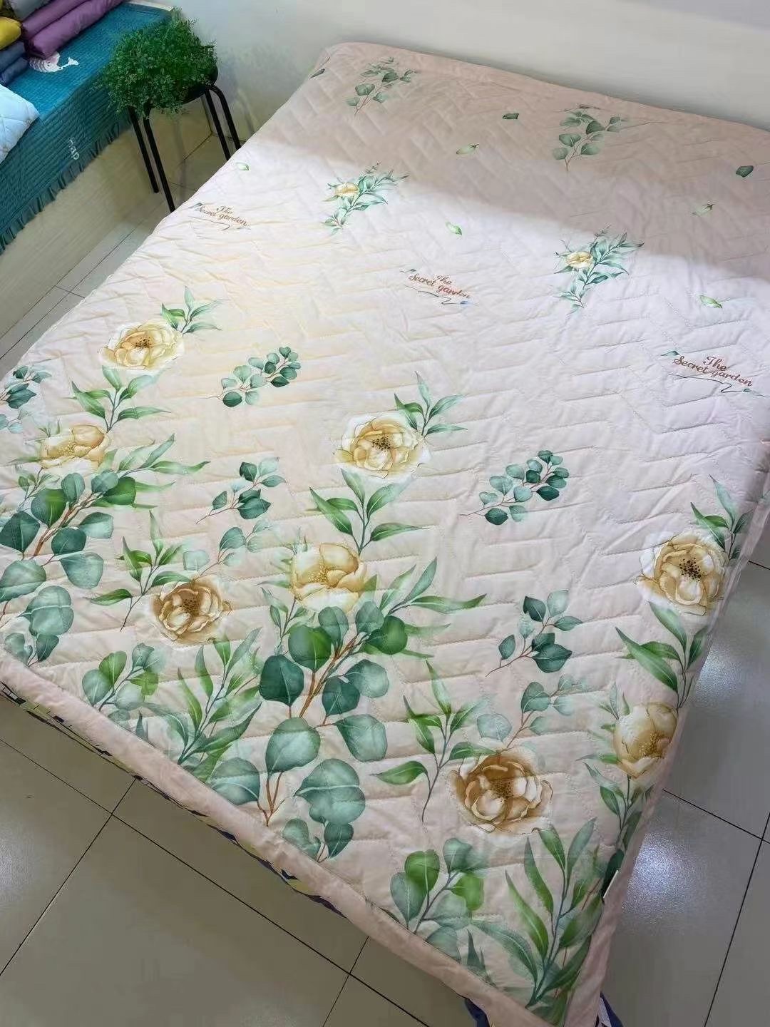 New Skin Friendly Velvet Multi-Needle Summer Cooling Quilt Specification drawing
