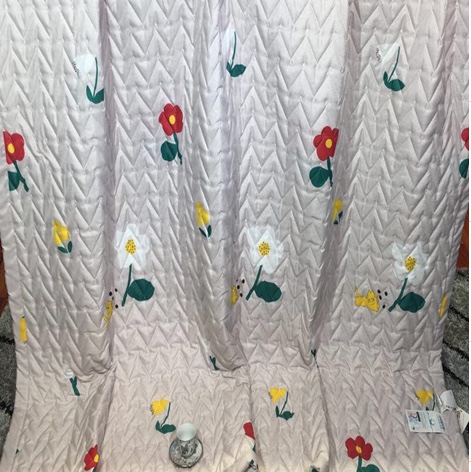 Mint fleece summer quilt