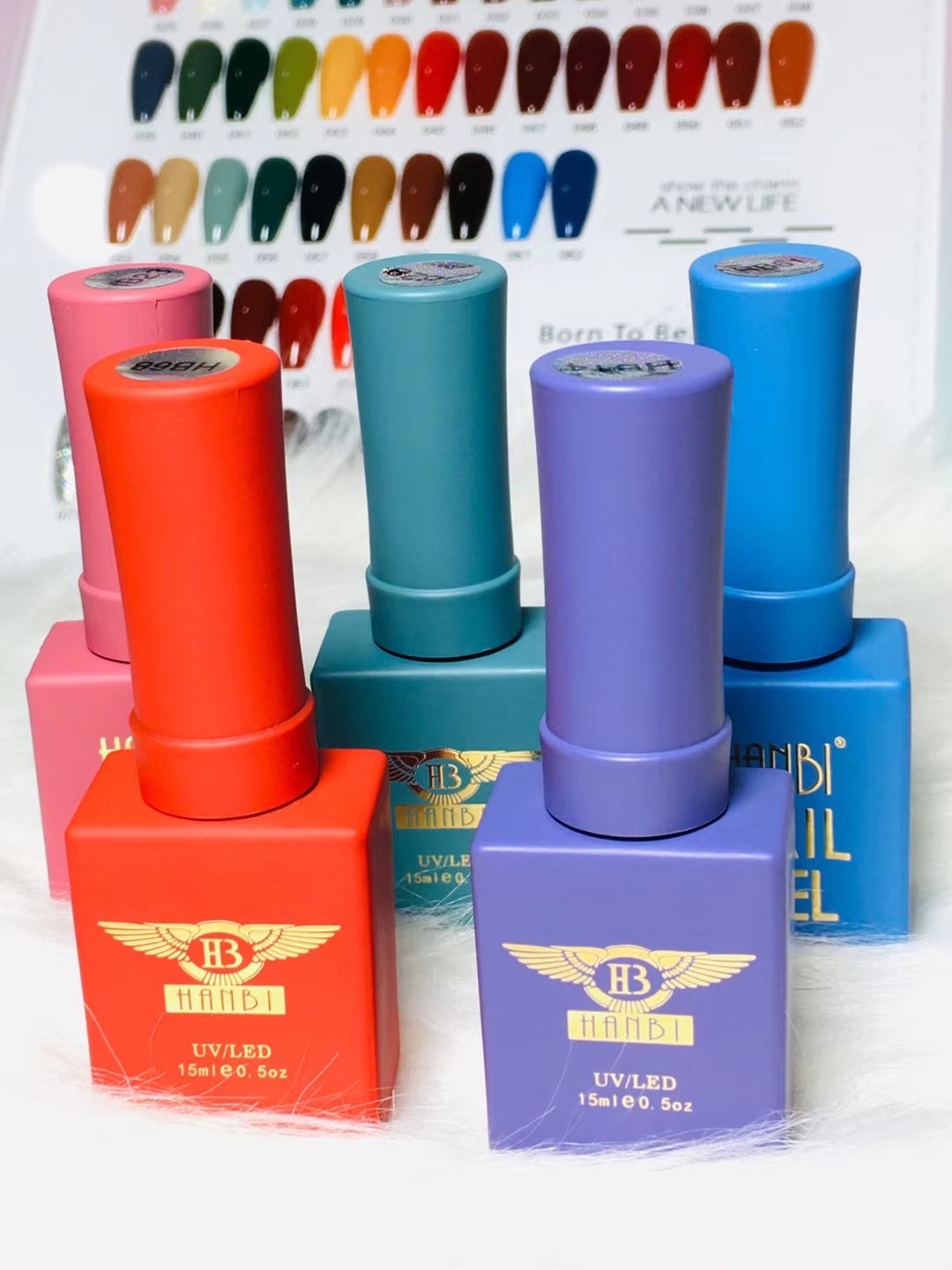 2021 New Popular Color Holding Long-Lasting Nail Varnish Glue, Nail Salon Set Of Special Nail Varnish Glue, One Color Bottle Convenient Color Selection Item Picture