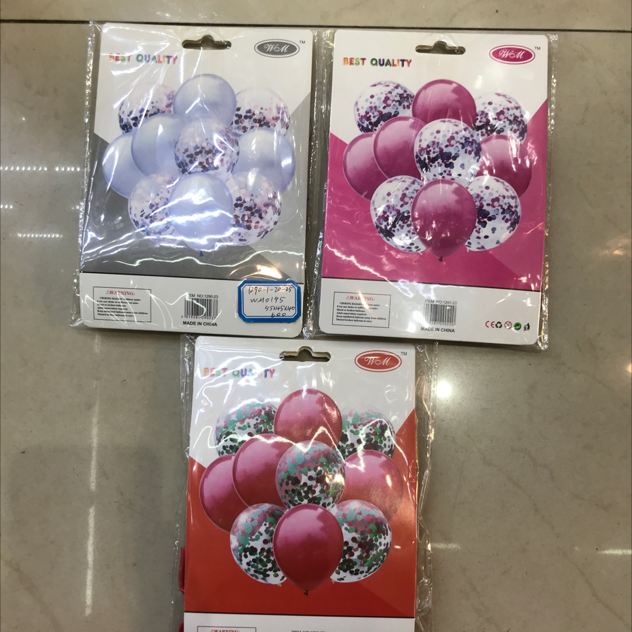 10pcs balloon set for birthday party and wedding scene decoration balloons Item Picture