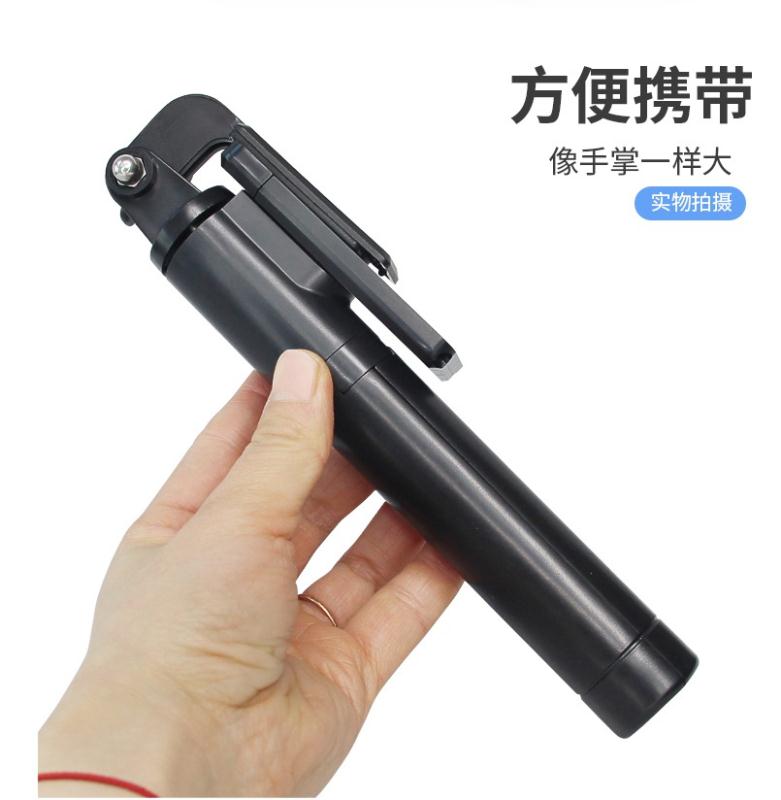 New Bluetooth selfie stick, mobile phone stand, tripod, selfie stick, camera stand, mobile phone live streaming stand, telescopic and folding selfie stick details Picture