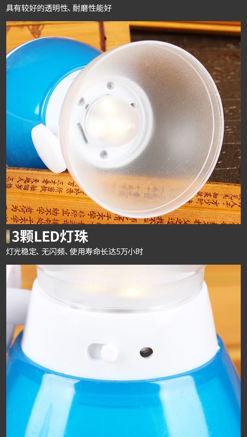 Led Retro Imitation Kerosene Light Tent Light Camping Light Camping Light Charging Camp Light Outdoor Emergency Light Blowing Control Light undefined