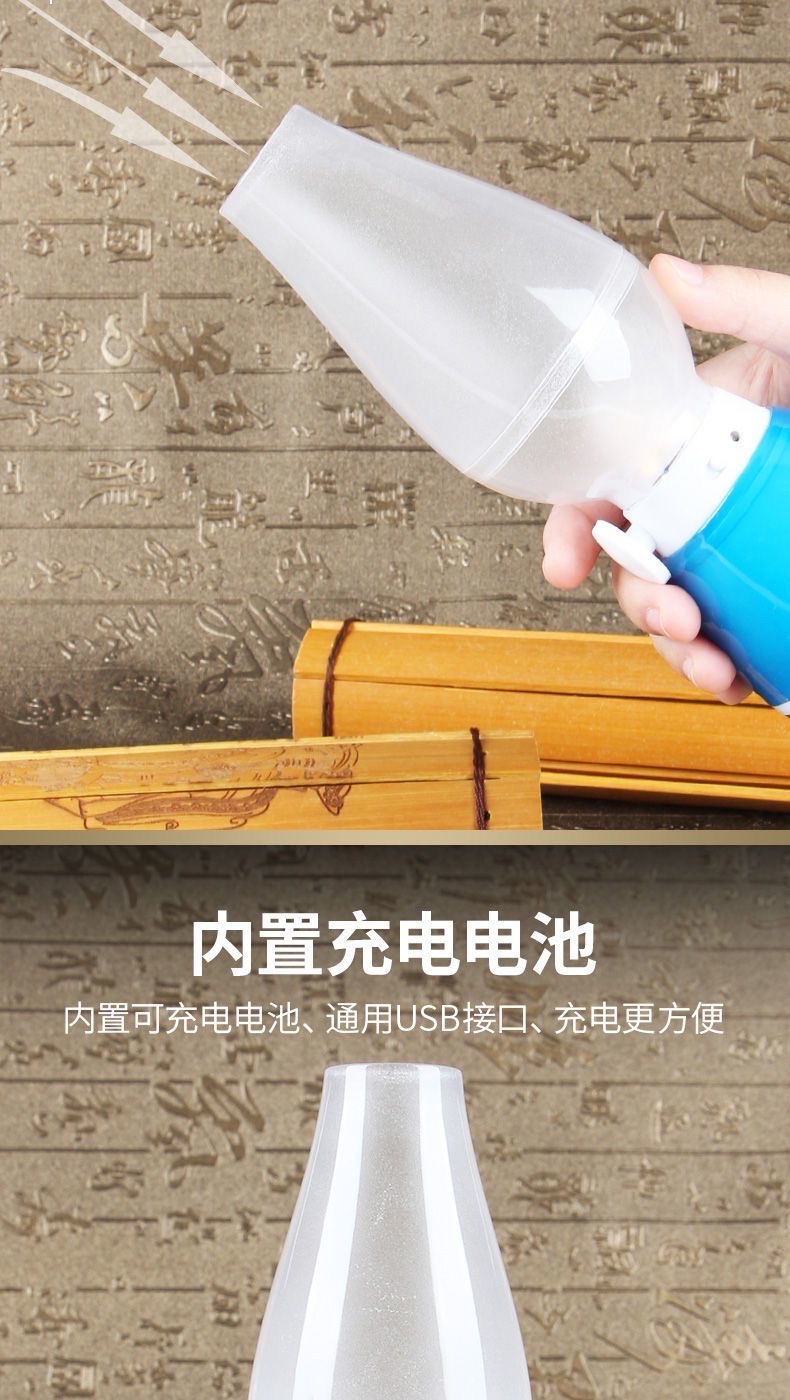 Led Retro Imitation Kerosene Light Tent Light Camping Light Camping Light Charging Camp Light Outdoor Emergency Light Blowing Control Light Application Scenario