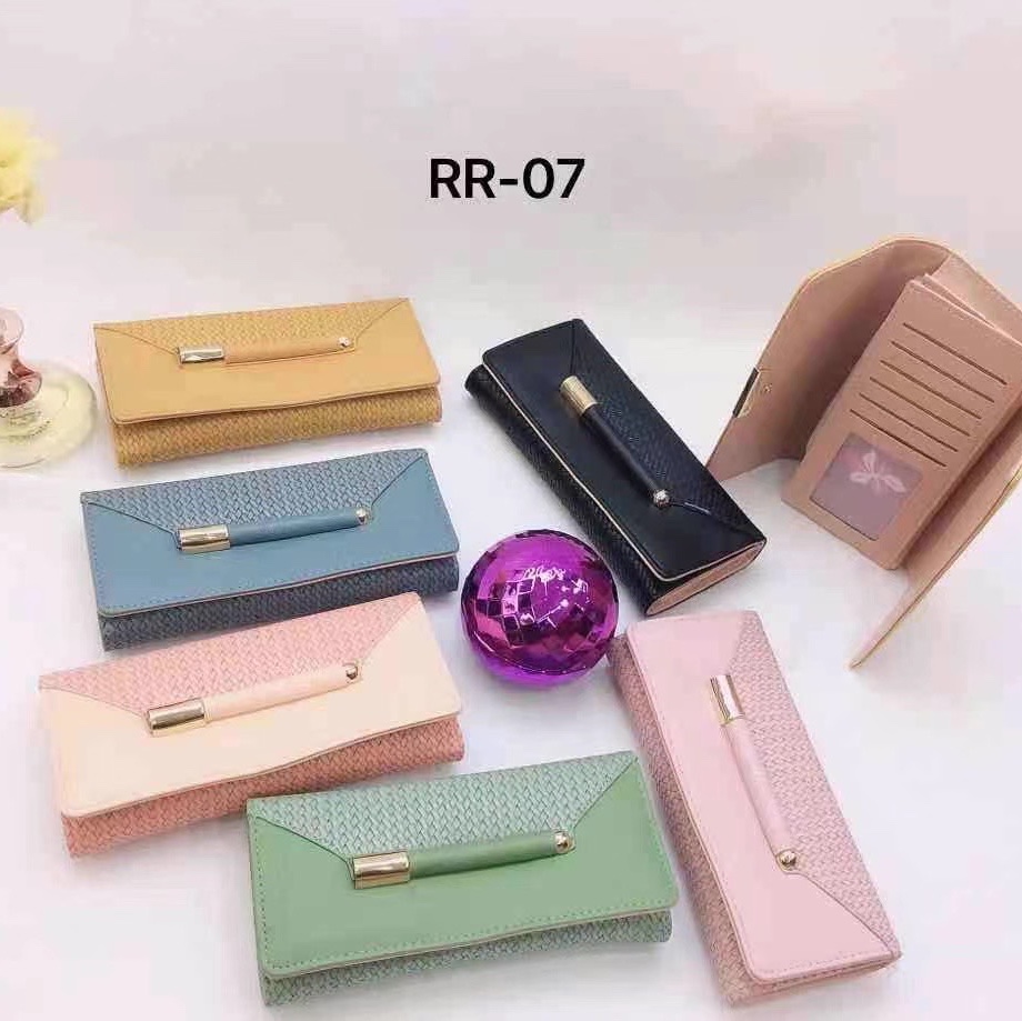 时尚三折钱包 票夹女士钱包图