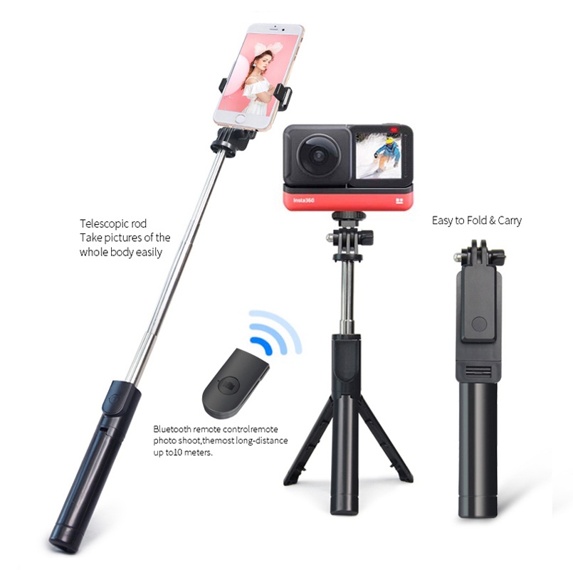 New Bluetooth selfie stick, mobile phone stand, tripod, selfie stick, camera stand, mobile phone live streaming stand, telescopic and folding selfie stick detail image 5