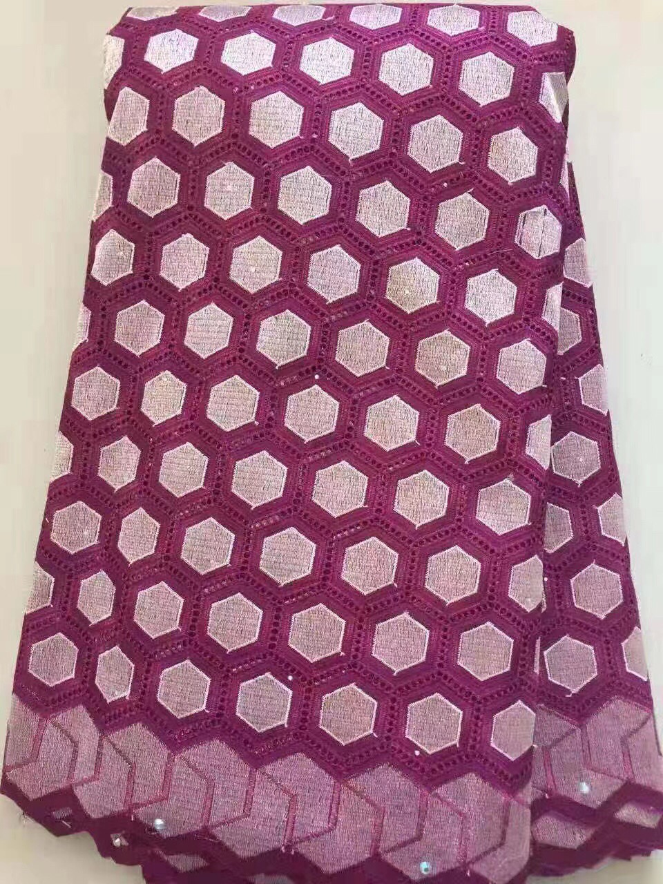 棉布刺绣满幅 7稍色可选 服装辅料产品图