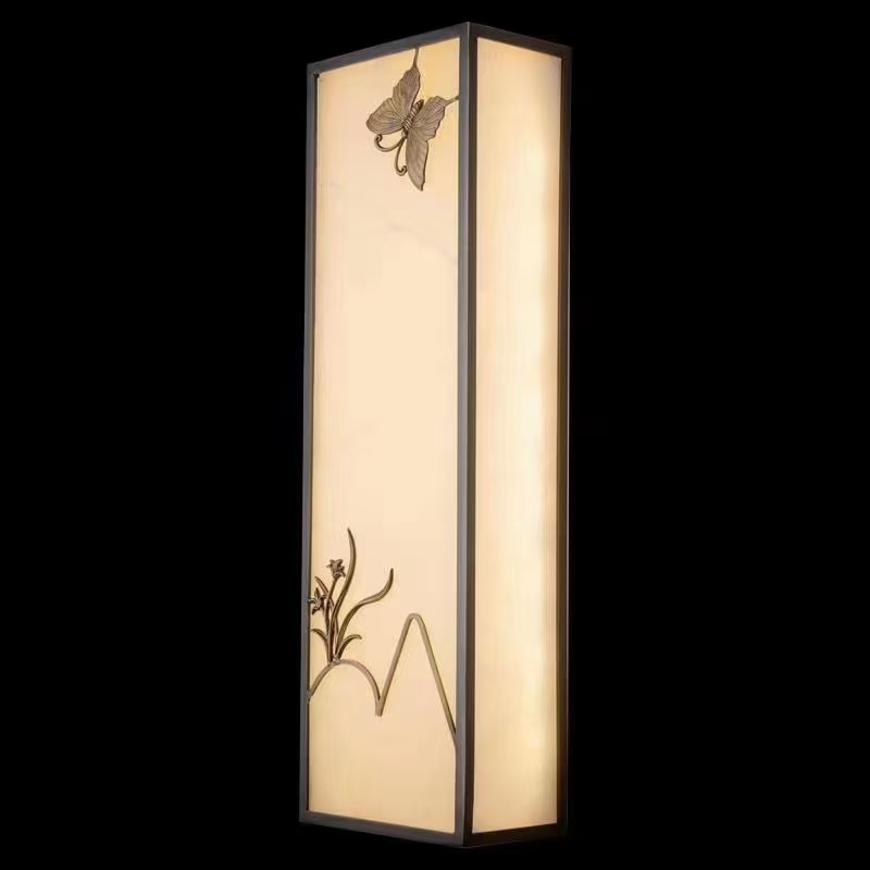 All-copper long strip wall lamp Application Scenario