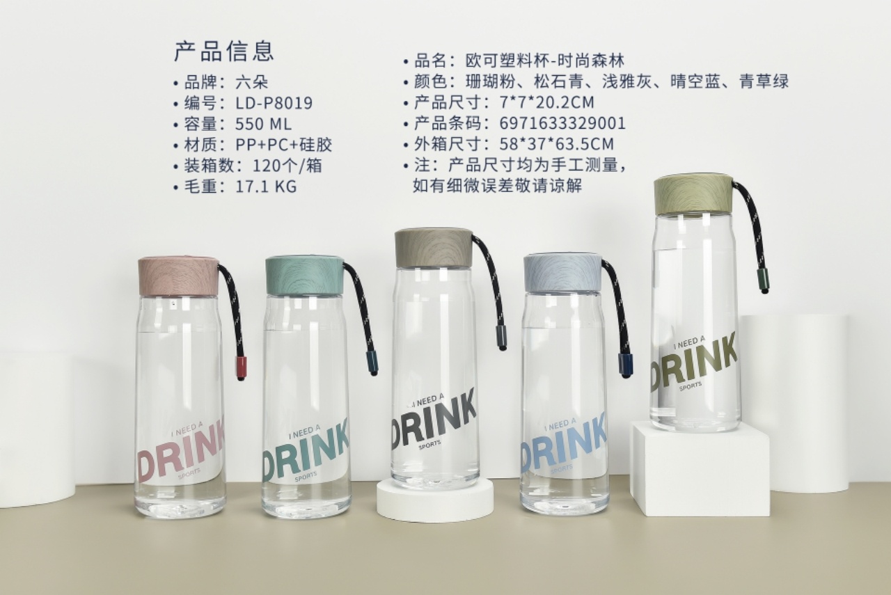 欧可时尚塑料杯
LD-P8019  520ml详情图1