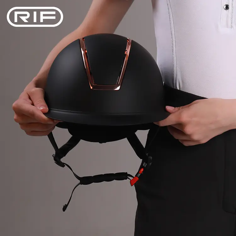RIF equestrian helmet Rider safety hat harness equipment adjustable for youth general use Specification drawing