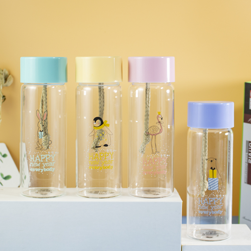 动物乐年年高硼玻璃杯
LD-BLW1066   320ml