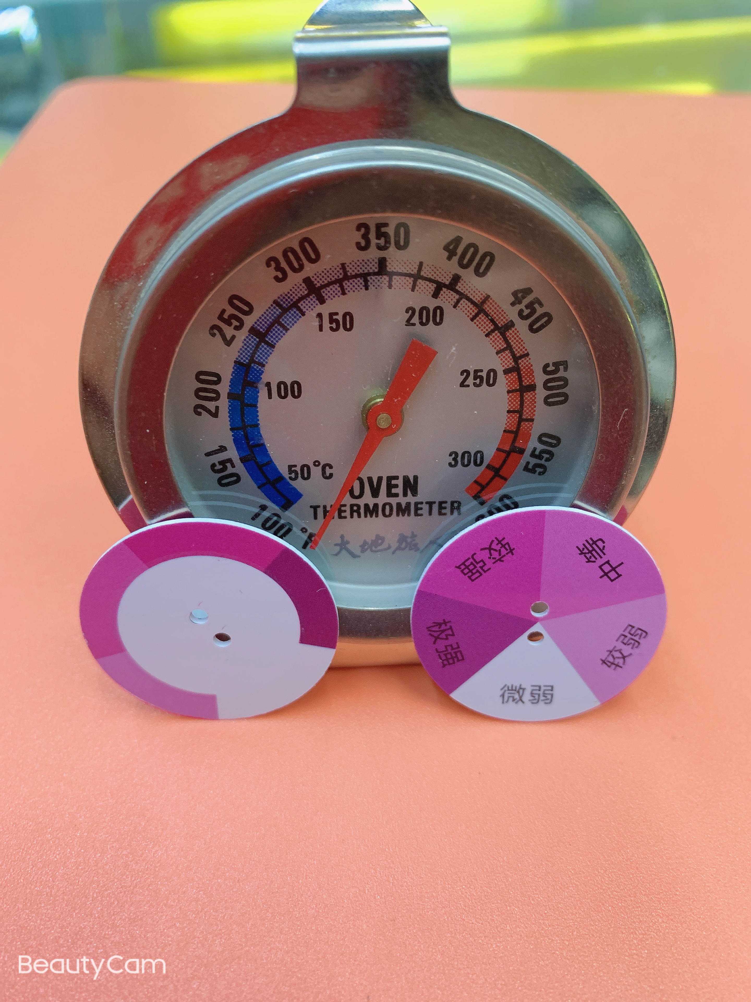 液晶显示紫外线感应服装温度计防晒衣辅料详情图7