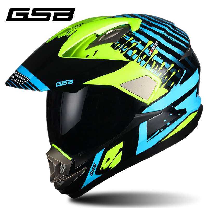 GSB Off-road helmet, electric vehicle rally helmet, men's and women's winter anti-fog motorcycle safety cover, personalized for all four seasons Specification image