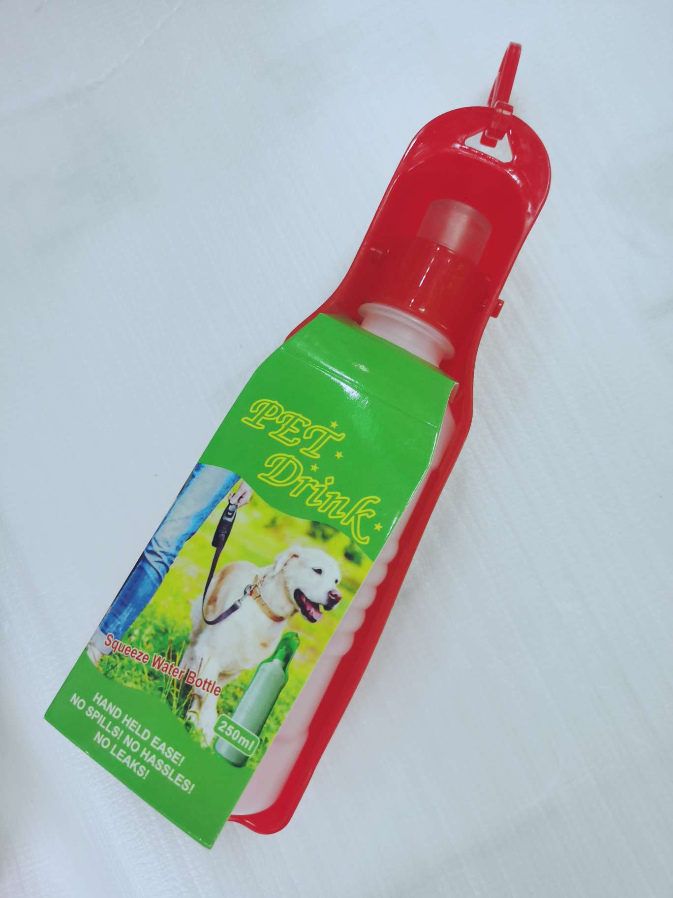 狗狗外出水壶宠物喝水器便携泰迪小狗饮水瓶宠物户外饮水遛狗水杯小号白底实物图