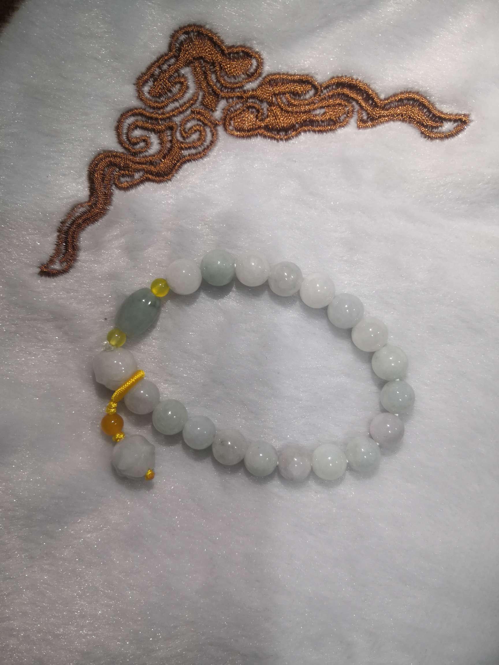 天然翡翠紫罗兰玛瑙手镯手链手串首饰本命年散珠串详情图3