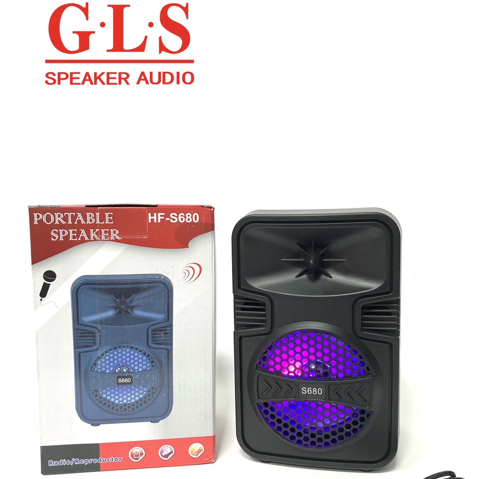 HF-S680蓝牙音箱户外广场舞音箱家用K歌小心手提便携式