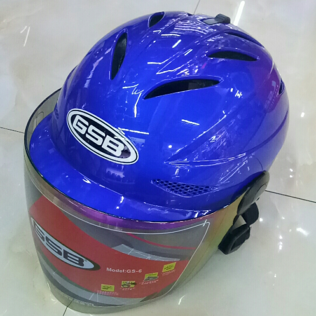 摩托车电动车通用头盔安全头盔通风口透气图