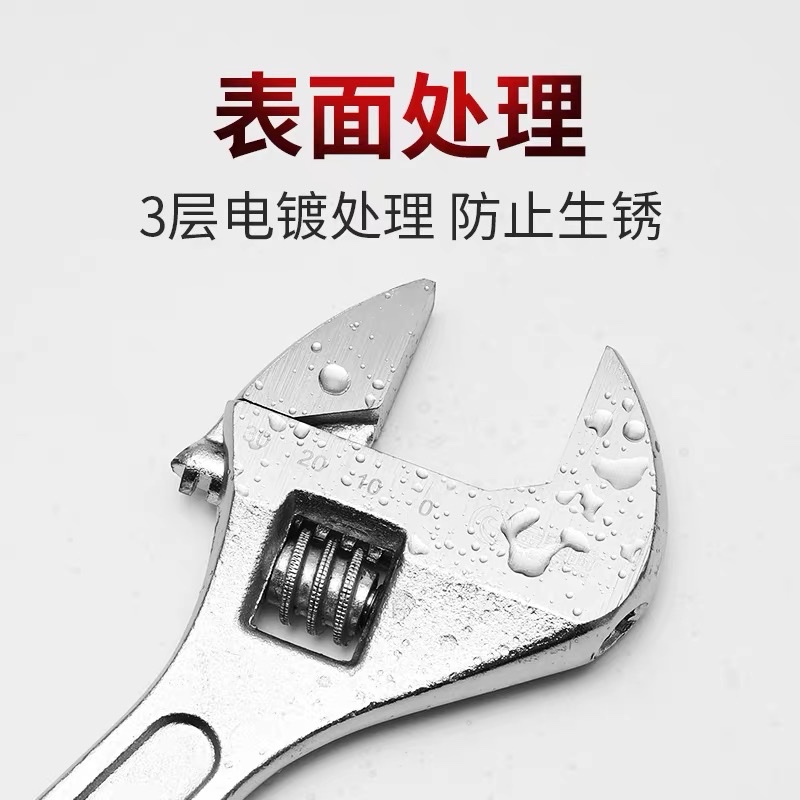 活动扳手工具活口扳手多功能活扳手活动扳子活动板手五金产品图