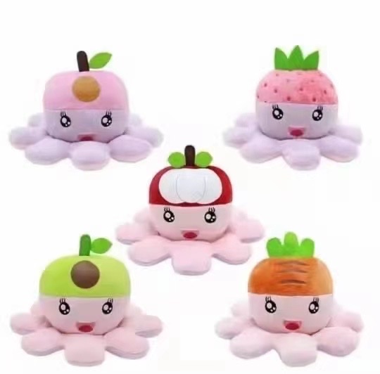 Plush toy flip werewolf, flip unicorn, flip octopus, flip kitten, flip octopus, flip astronaut toy figurine detail image 14