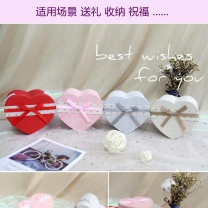 Tianxiang Craft Gift Box, creative peach-shaped hand-held apple box, ribbon bow gift box, packaging box, paper box full figure